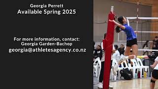 Georgia Perrett Spring 2025 US College Volleyball Prospect [upl. by Htes]