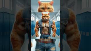 Muscular Cat Said Dont Bullied My Son  Cat Story Part 87 catstory kitten shorts [upl. by Holna]