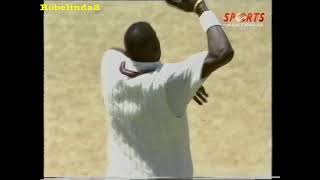 Mark Waugh vs Curtly Ambrose [upl. by Ahseyd]