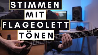 Gitarre nach Gehör stimmen  Stimmen mit Flageolett Tönen [upl. by Mcmaster654]