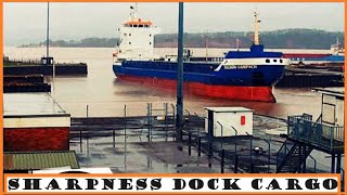 Sharpness Dock Shipping Spring Tide TimeLapse [upl. by Nivi]