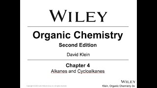 CHM 203 Ch 4 Alkanes and Cycloalkanes [upl. by Enilamme678]