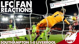 Southampton v Liverpool 10  LFC Fan Reactions [upl. by Maccarone721]