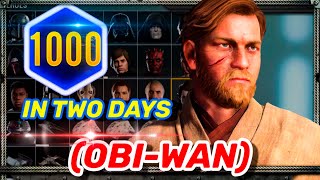 How To MAX ObiWan Kenobi In TWO DAYS [upl. by Rexford]