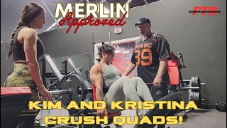 Kim amp Kristina Crush Quads  Merlin Approved [upl. by Aliuqehs288]