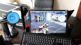 Tacx Genius Review Virtual Reality City Example [upl. by Tooley410]