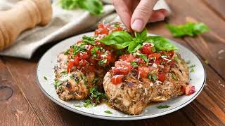 Grilled Bruschetta Chicken [upl. by Meletius826]