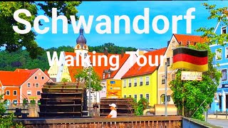 SchwandorfBavaria 🇩🇪 Walking Tour Bavarian Village 4K [upl. by Nylde]