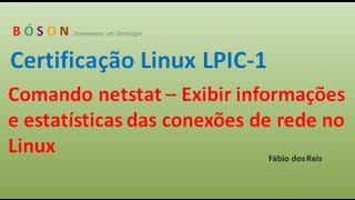 Comando netstat  Exibir informações e estatísticas das conexões de rede no Linux [upl. by Rebel]