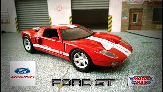 Обзор масштабной модели Ford GT 2005 124 MotorMax [upl. by Yorel338]