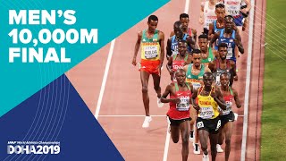 Mens 10000m Final  World Athletics Championships Doha 2019 [upl. by Aivart]