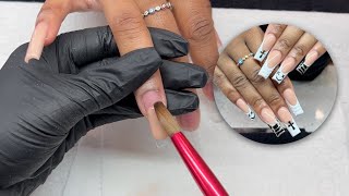 31 short acrylic nail ideas ✨🤍 [upl. by Kirad97]