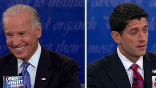 Raw video Biden Ryan get heated over Bush era tax cuts [upl. by Coulson35]