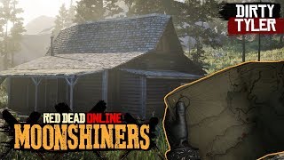 Red Dead Online ALL Moonshine Shack Locations Moonshine Role amp Business [upl. by Devland]