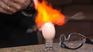 Exploding Egg  Cool Science Demo [upl. by Ahtel]