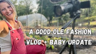 An Old Fashion Vlog  Baby Update [upl. by Nerb]