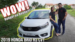 2019 Honda Brio RS CVT Review Philippines  Budget Honda Car [upl. by Ynnaffit]