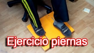 Como hacer una sencilla máquina de ejercicios para piernas [upl. by Gilpin]