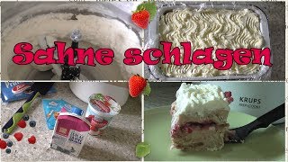 Sahne schlagen  KRUPS Prep and Cook  Prep amp Cook [upl. by Aryek]