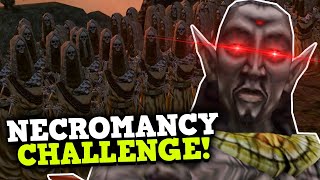 MORROWIND NECROMANCY ONLY CHALLENGE IS BROKEN  Morrowind Is A Perfectly Balanced Game [upl. by Kassi]