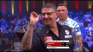 Gerwyn Price vs Gary Anderson US Darts Masters 2019 Quarter Fina [upl. by Sebastien]