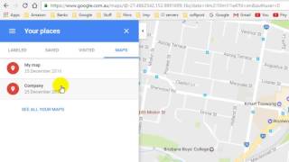 How to delete my maps in Google Maps [upl. by Nove912]