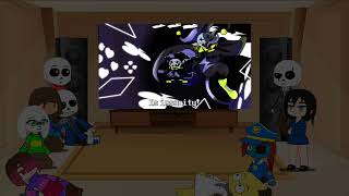 Glitchtale reacts to Jevil [upl. by Nirhtak]