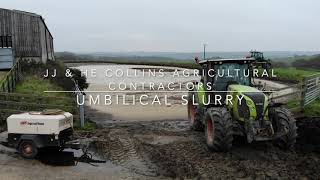 UMBILICAL SLURRY  JJ amp HE COLLINS AGRICULTURAL CONTRACTORS [upl. by Lyontine]