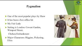 Pygmalion Act I Lecture 1 [upl. by Jeffry]