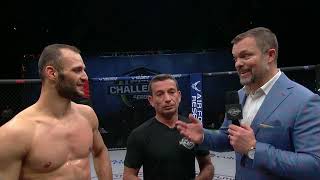 Jarrah Al Silawi Delivers Devastating Knee  Post Fight Interview [upl. by Ailecec]