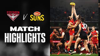 Essendon v Gold Coast Suns Highlights  Round 18 2022  AFL [upl. by Garlinda]