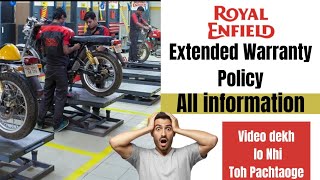 Royal Enfield extended warranty की पूरी जानकारी आपको वीडियो में मिल जाएगी Dekhna jarurroyalenfield [upl. by Aslehc]