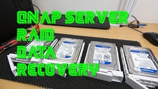 QNAP Data Recovery NAS Server RAID 6 [upl. by Esiocnarf]