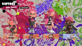 Winning my first 333x battle splatoon3 [upl. by Hgalehs382]