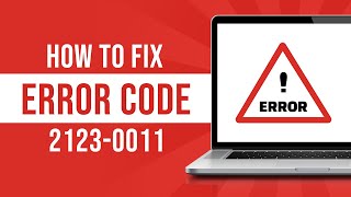 How to Fix Error Code 21230011 0x156b  Fixed [upl. by Atiuqcir]