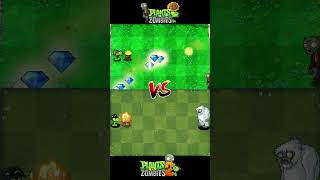 PVZ1 Vs PVZ2 Gatling Pea  Torchwood Vs Yeti Zombies  Plants vs Zombies 2 pvz2 pvz2gameplay [upl. by Lammond]