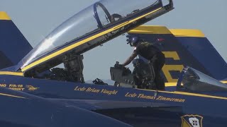 Blue Angels pilots prepare for Fleet Week air shows [upl. by Les]