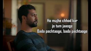 Pachtaoge  Arijit Singh  Jaani Ve  Jaani  B Praak  Vicky Kaushal  Nora Fatehi [upl. by Aysahc816]