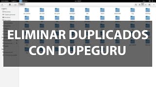 Eliminar archivos duplicados con dupeGuru en Windows GNULinux amp MAC OS [upl. by Hagan]