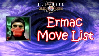 UMK3  MK3  Smoke Move List [upl. by Anemix]