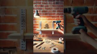 كيفية تثبيت رف عائم على جدار من الطوب How to Install a Floating Shelf on a Brick Wall [upl. by Swigart]