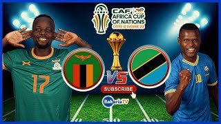 🔴 LIVEZAMBIA VS TANZANIA AFCON 2023 [upl. by Neerak]