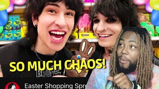 Our Favorite Besties Jake Webber amp Johnnie Guilbert Easter Shopping Spree  Reaction [upl. by Nissensohn]