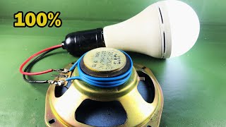 2021 Free Energy Generator Coil Self Running Using By Speaker Magnet 100 [upl. by Hnahym]