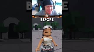 SHE MADE ME CRASHOUT ON thestrongestbattlegrounds roblox thatdooddread fyp funny [upl. by Felske]