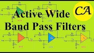 Active wide band pass filter [upl. by Dustie]