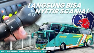 BEGINI CARANYA NYETIR BUS SCANIA K360iB ‼️ Opticruise Transmission Scania K360iB [upl. by Onaivatco]