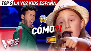 Las mejores AUDICIONES A CIEGAS de La Voz Kids España 2023 [upl. by Lucita]