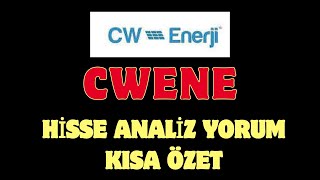 CWENE HİSSE ANALİZ YORUM cwene hisse borsa [upl. by Neelrak]