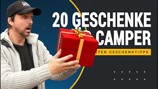 Mein GESCHENKEGUIDE Die 20 besten Geschenke für Camper [upl. by Acirat310]